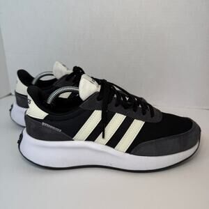 Adidas Women's Run 70s Casual Sneaker Shoes Black White Women's Size 7
